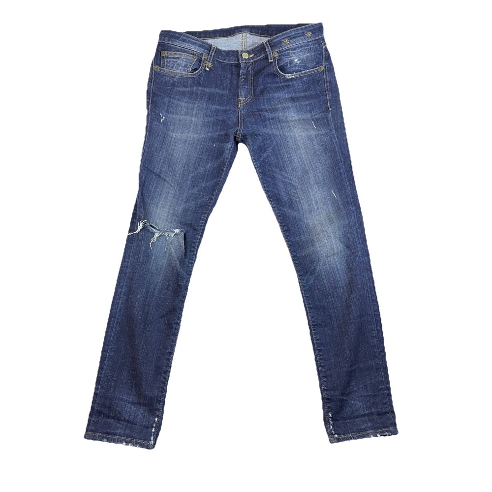 R13 Kate Skinny Jeans Women's 30 Seattle‎ Vintage Rip Distressed Italian Denim